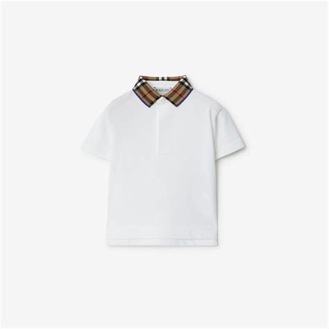 burberry childrens white polo|Burberry Classics for Children .